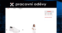 Desktop Screenshot of pracovni-odevy.cz